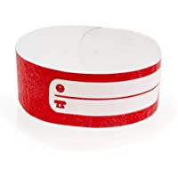 FUN FAN LINE - Conjuntos de 100 Pulseras identificativas de Papel tyvek con Pista de Escritura para niños y Ancianos…